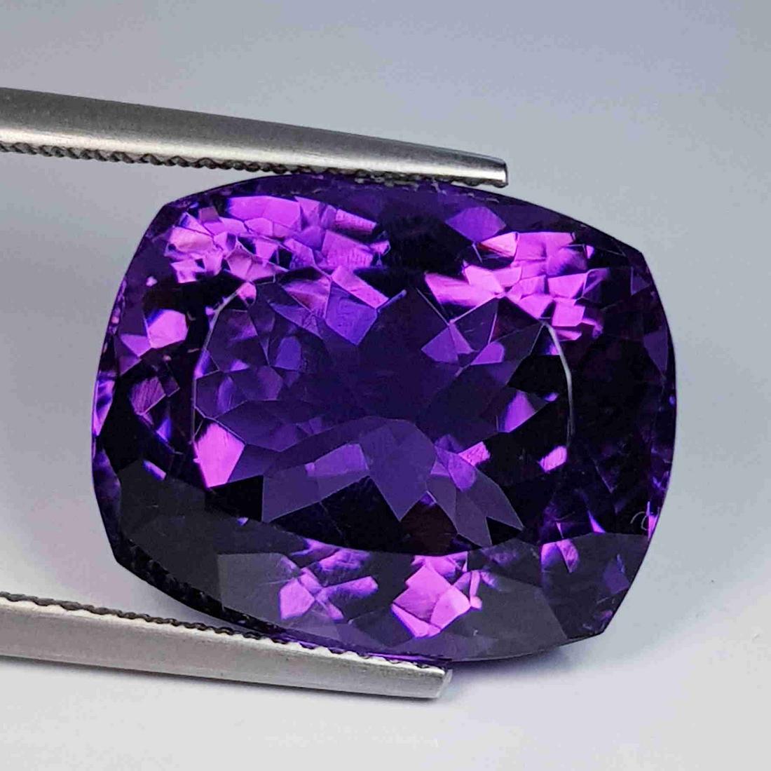Natural Amethyst Cushion Cut 21.64 ct (1 of 4)