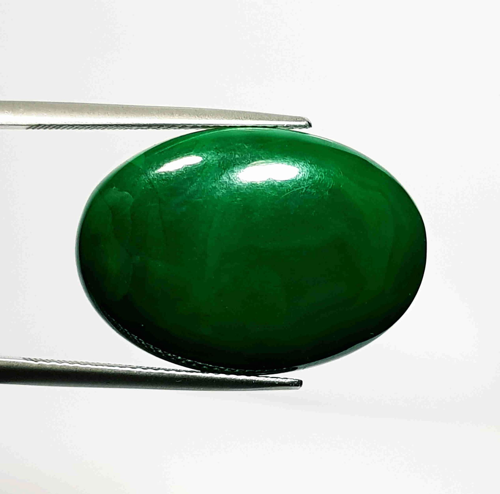 35.44 Ct Natural Malachite Oval Cabochon (1 of 4)