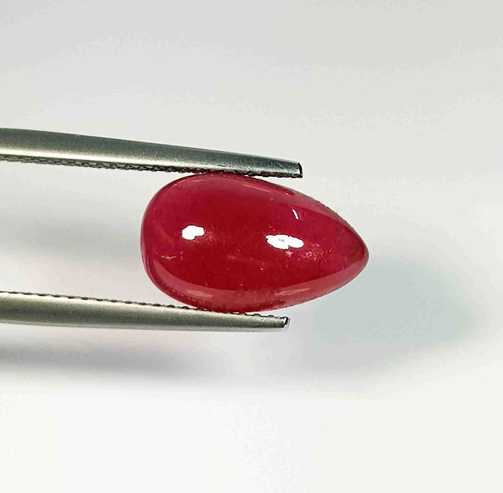 5.48 Ct Natural Rhodonite Pear Cabochon (1 of 4)