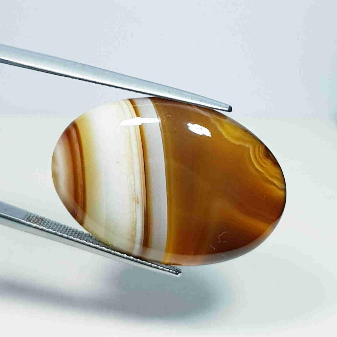 35.70 ct Natural Brown Lace Agate (1 of 4)