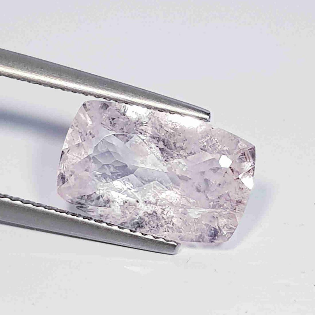 4.37 ct Natural Morganite Rectangle Cut (1 of 5)