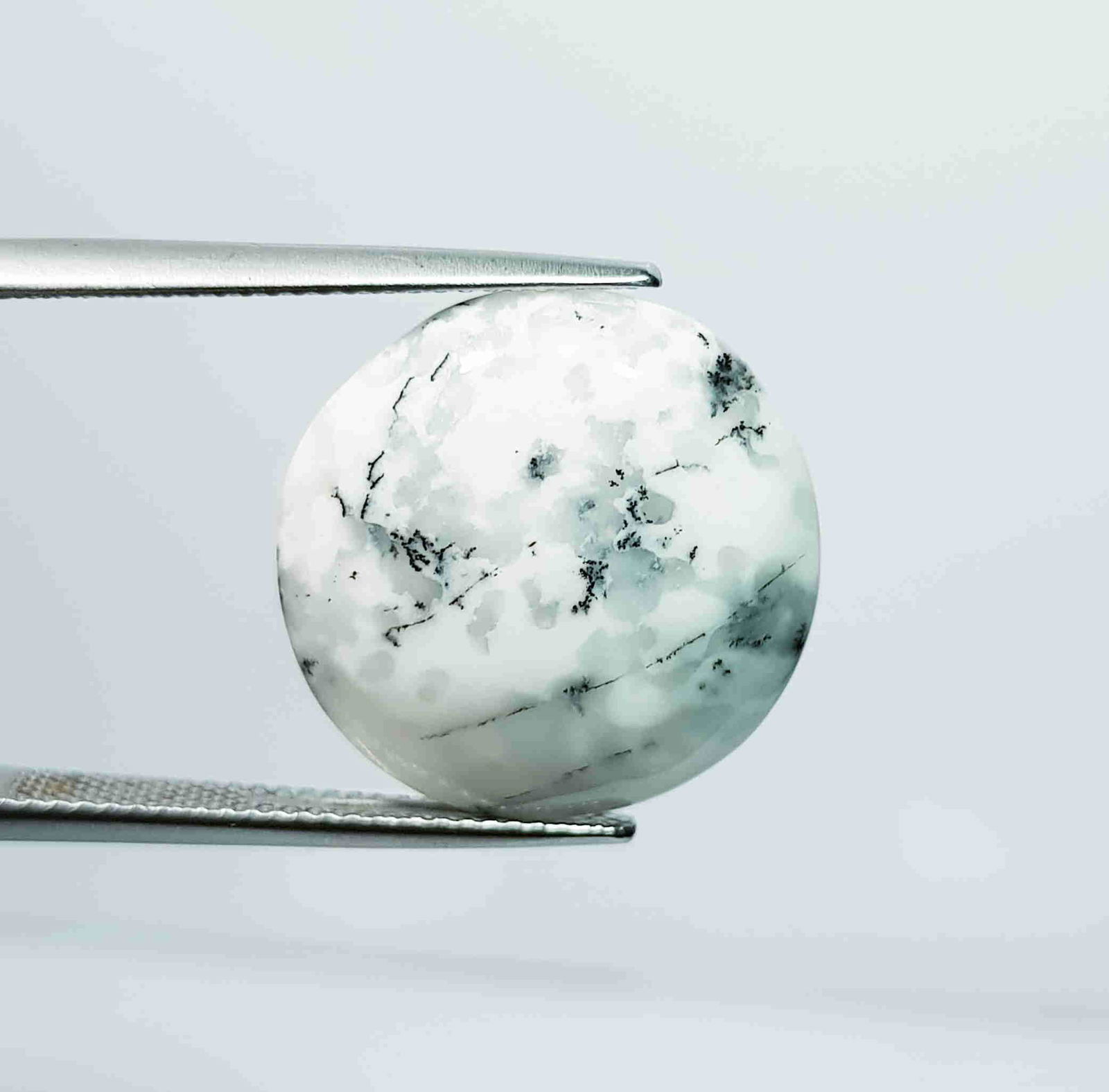 14.05 Ct Natural Dendrite Opal Round Cabochon (1 of 4)