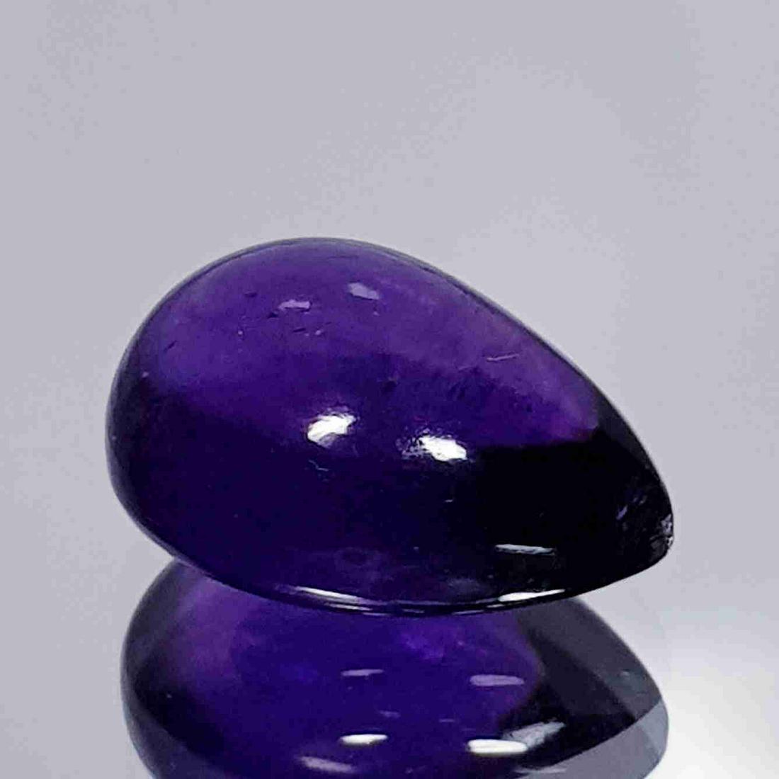 15.99 ct Natural Amethyst Pear Cabochon (1 of 3)