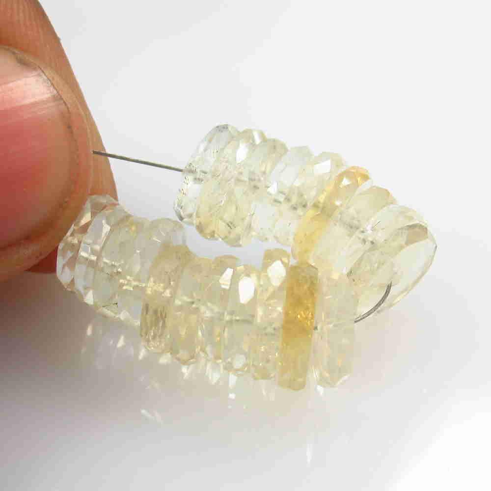 28.95 Ctw Natural 20 Citrine Drilled Round Beads (1 of 2)