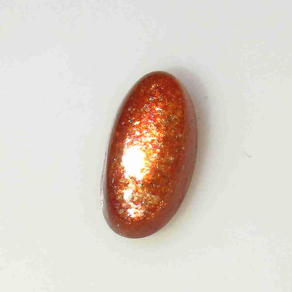 3.17 Ctw Natural Orange Sunstone Oval Cab: No Reserve! Title: 3.17 Ctw Natural Orange Sunstone Oval Cab Stone Clarity: Opaque Gemstone: Natural Sunstone Carat Weight: 3.17 Size/Dimensions: 12.40 x 6.50 x 5.10 mm Additional Information: Excelle