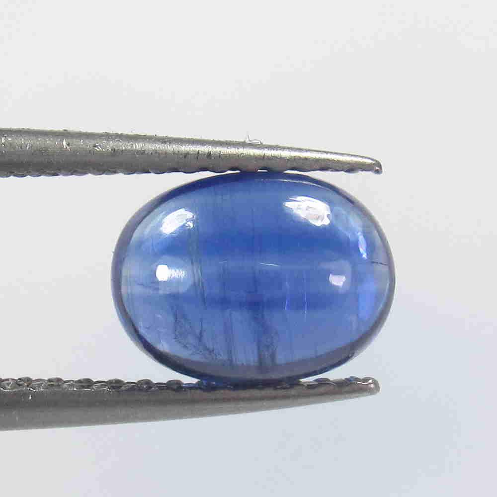 2.10 Ctw Natural Deep Blue Kyanite Oval Cab (1 of 2)