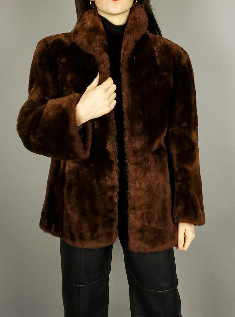 Brown Sheepskin Shearling Jacket (1 of 8)
