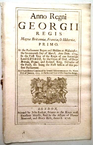 1716 English Act Seducing Soldiers to Desert (1 of 2)