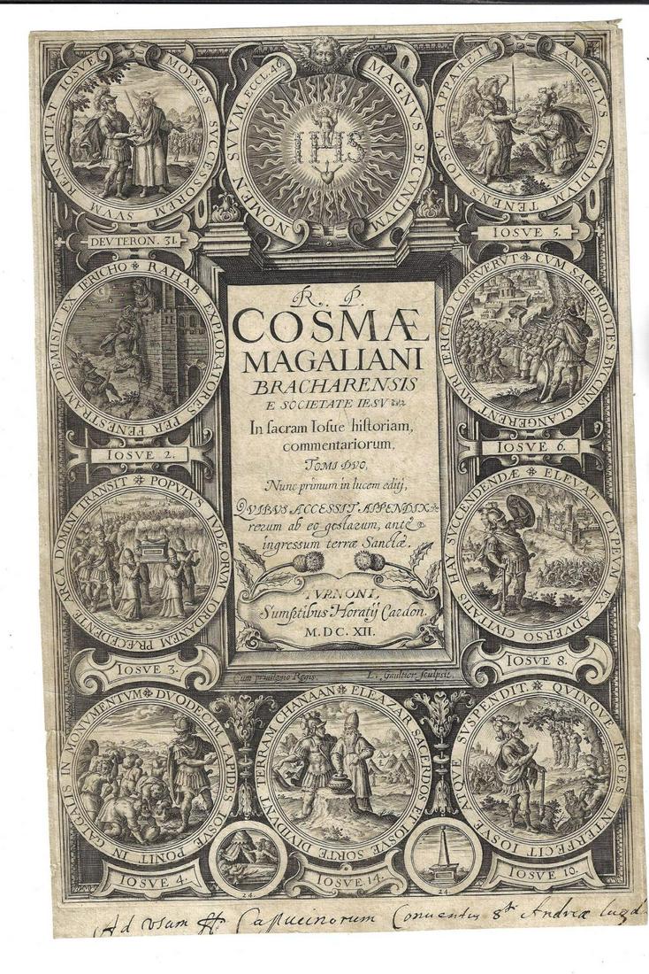 1612 Engraved Title Leaf by Gaultier (1 of 2)