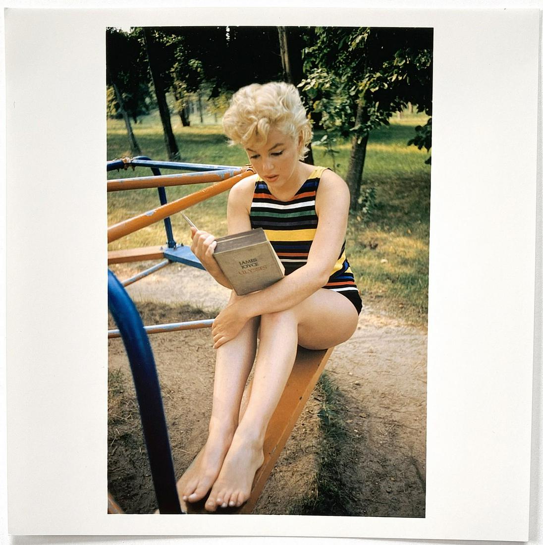 Eve Arnold: Marilyn Monroe Reading Ulysses by James (1 of 2)
