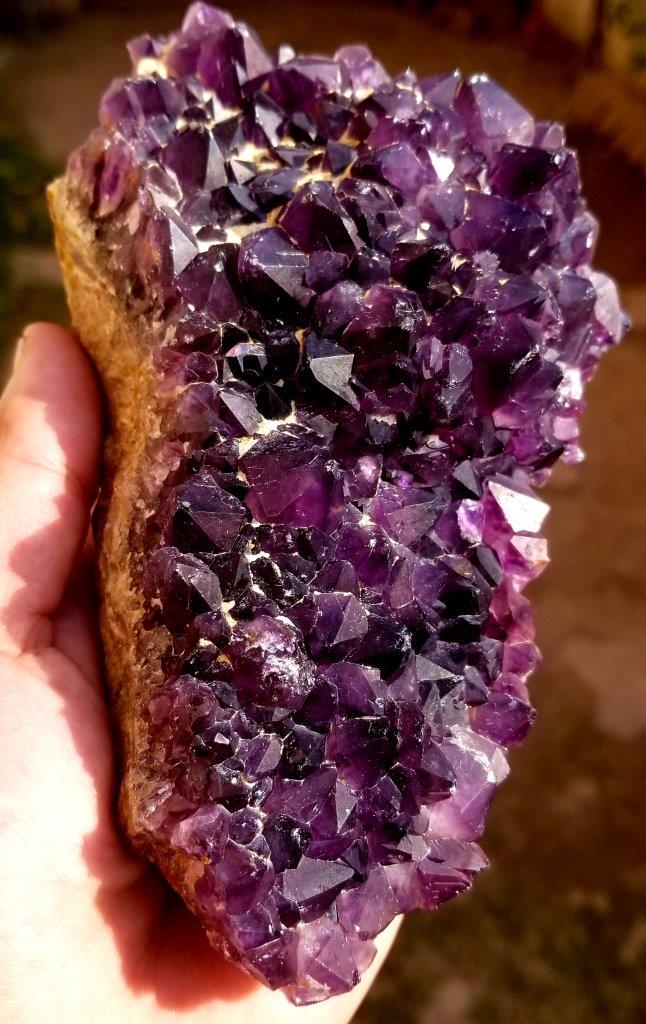 811.7 Grams Amethyst Crystals Cluster Mineral - (1 of 4)