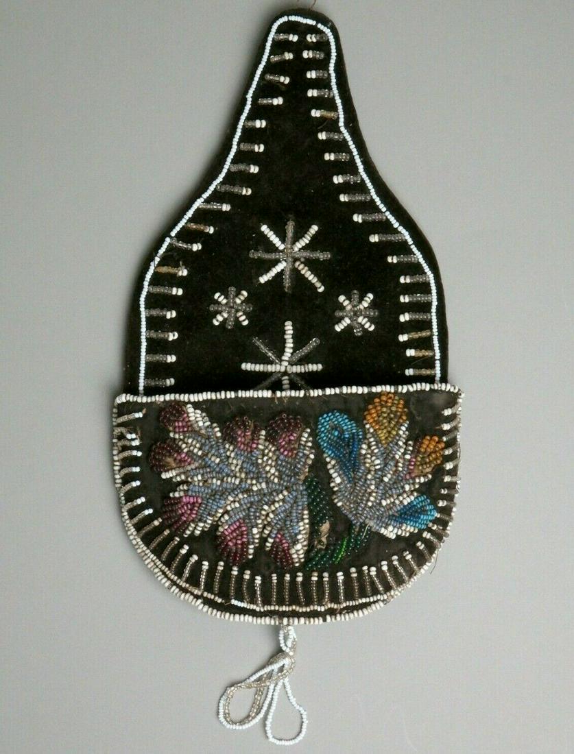 Native American Beaded Wall Pocket Message Holder - (1 of 20)