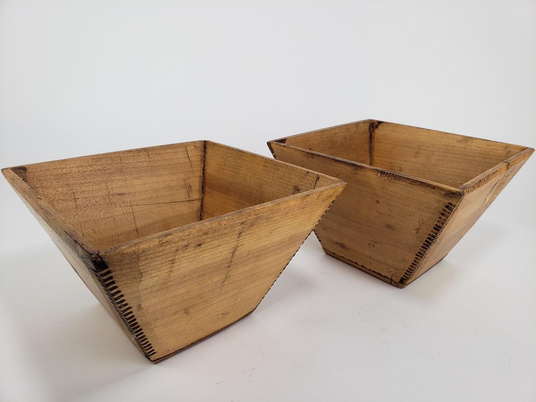 2 Canted Pine Farmstand Produce Boxes (1 of 7)