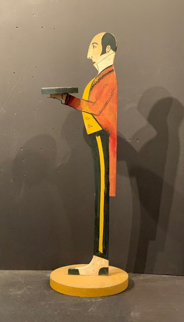 Early 20th c Butler Tip Tray Stand (1 of 6)