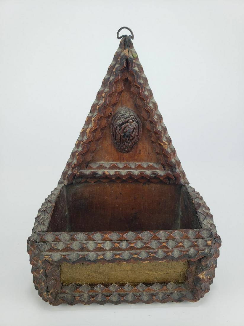 Tramp Art Wall Box (1 of 3)