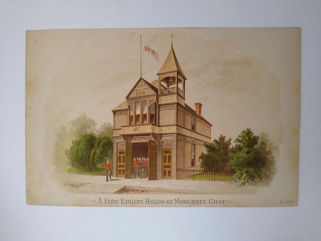 Victorian House Print: "A Fire Engine House of Moderate (1 of 1)