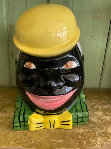 LIMITED EDITION UNCLE JUSTIN COOKIE JAR BY MCME: Title: LIMITED EDITION UNCLE JUSTIN COOKIE JAR BY MCME Provenance/Additional Info: "UNCLE JUSTIN" COOKIE JAR ISSUED IN 1993 AS A LIMITED EDITION OF 500 JARS PRODUCED BY THE MCME PRODUCTIONS COMPANY. "