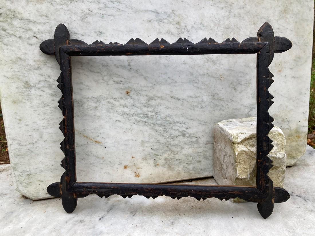 19thc Carved Adirondack Frame (1 of 8)