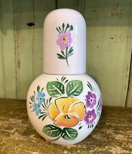 VINTAGE BRESOLIN ITALY TUMBLE UP BEDSIDE WATER SET (1 of 8)