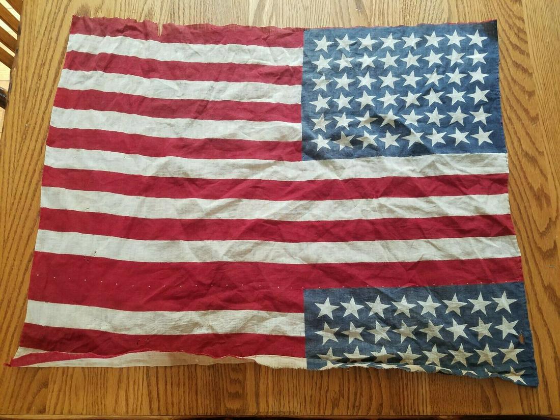 48 Star Flag - Parade Flag - rotating stars- rare size (1 of 8)