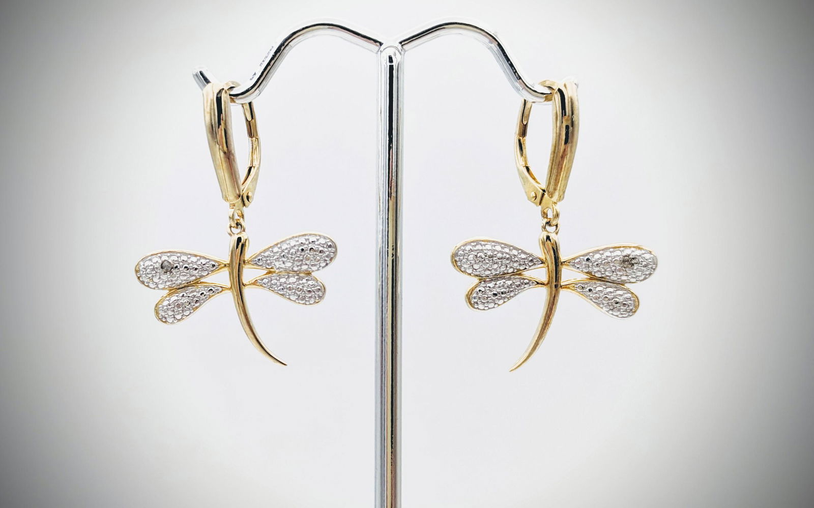 Dragonfly Earrings w Diamonds (1 of 3)