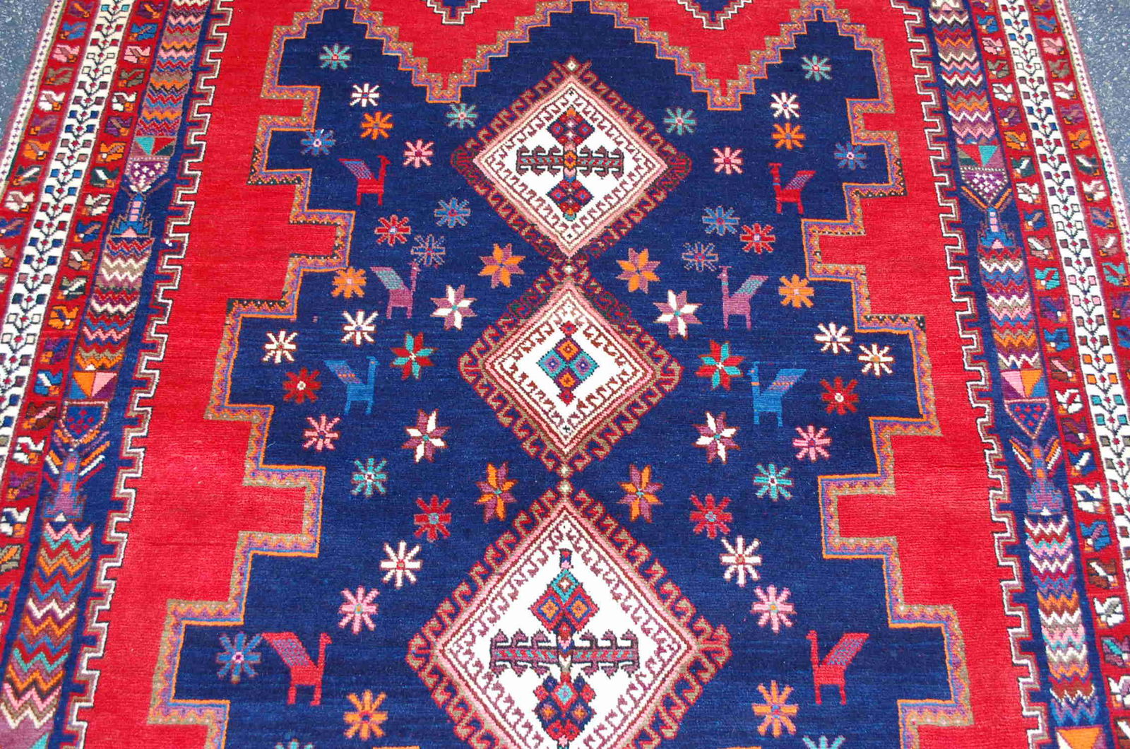 C1930s Antique Super Animl Design Prsan Sheraz Qashkaee (1 of 12)