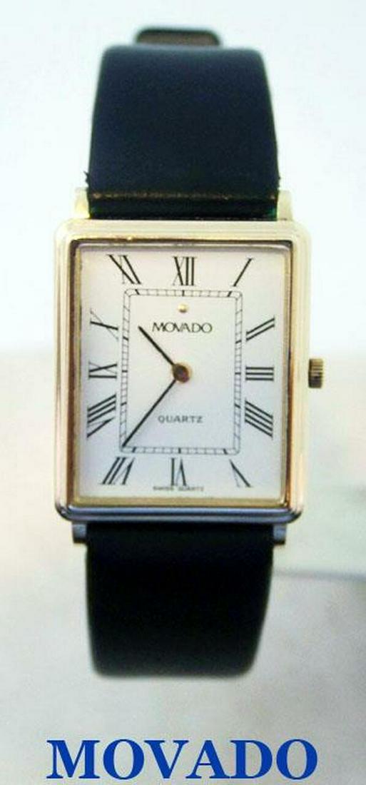 Slim 14k Gold MOVADO Mens Quartz Watch Ref.79972* EXLNT (1 of 11)