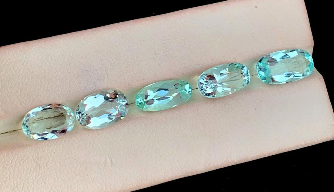 Natural Greenish Blue Aquamarine Gemstones lot From: Natural Greenish Blue Aquamarine Gemstones lot From Pakistan - Aquamarine has natural color . Aqumarine has very well luster and transparensy. Weight : 11.50 Carats Size : 12*06*05 mm , 10*06*04 mm Or