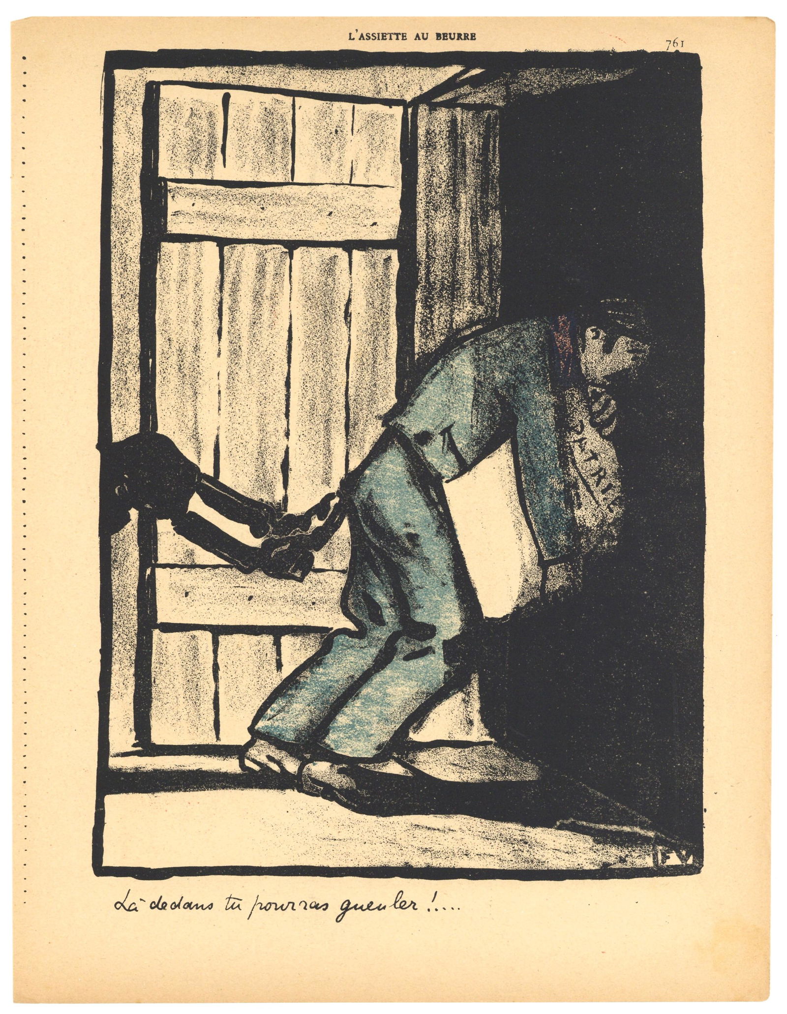 Felix Vallotton original lithograph "Crimes et (1 of 1)