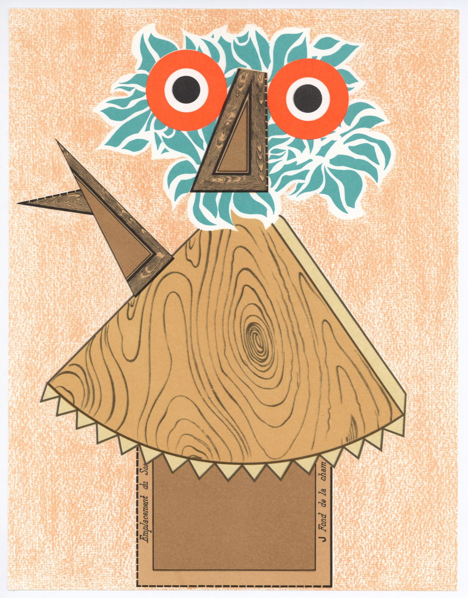 Enrico Baj original lithograph, 1975 (1 of 1)