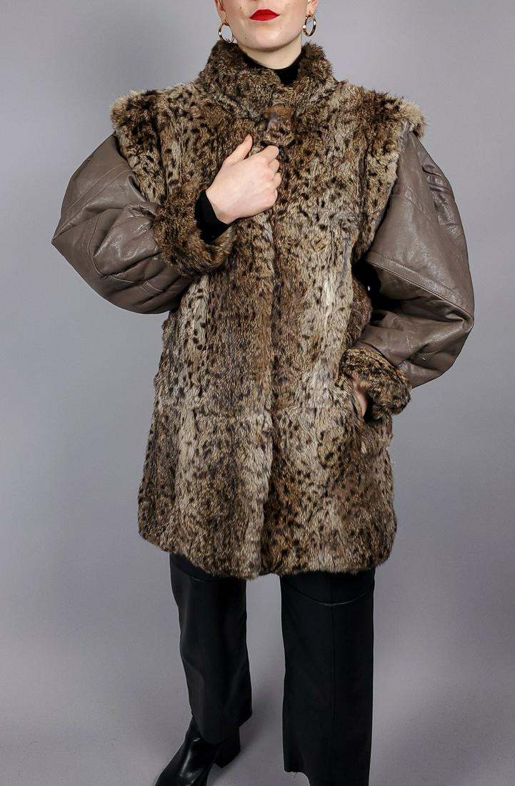 Vintage Spotted Fur Coat (1 of 5)