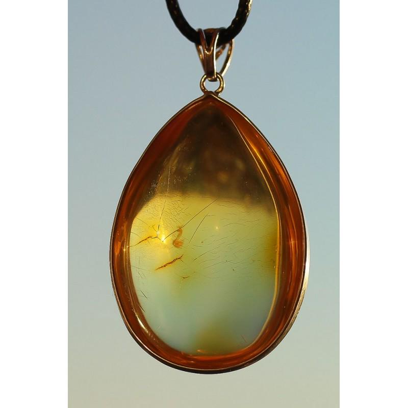 Natural Baltic amber pendant silver 925 stamped (1 of 11)