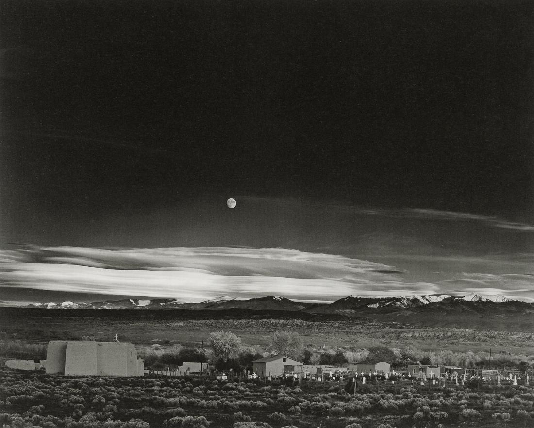 ANSEL ADAMS - Moonrise, Hernandez, New Mexico, 1941 (1 of 1)