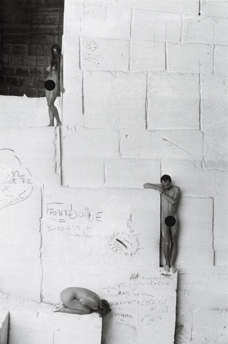 LUCIEN CLERGUE - Quarry Nudes (1 of 2)