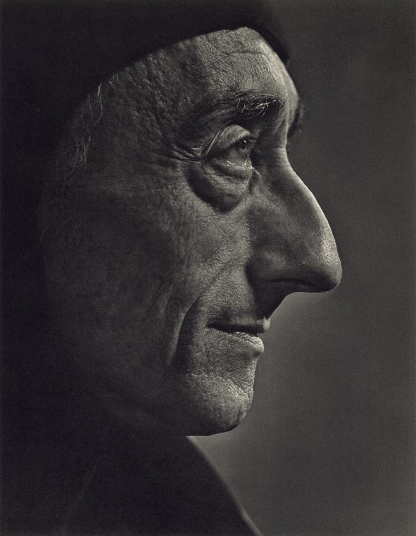 YOUSUF KARSH - Jacques Cousteau: Artist: Yousuf Karsh Title: Jacques Cousteau Medium: Sheet Fed Gravure, 1976, Switzerland Dimensions: 9.25x11.95" Description: Heat Wax Mounted on 11x14" Conservation Board Artist Bio: Yousuf Karsh (1