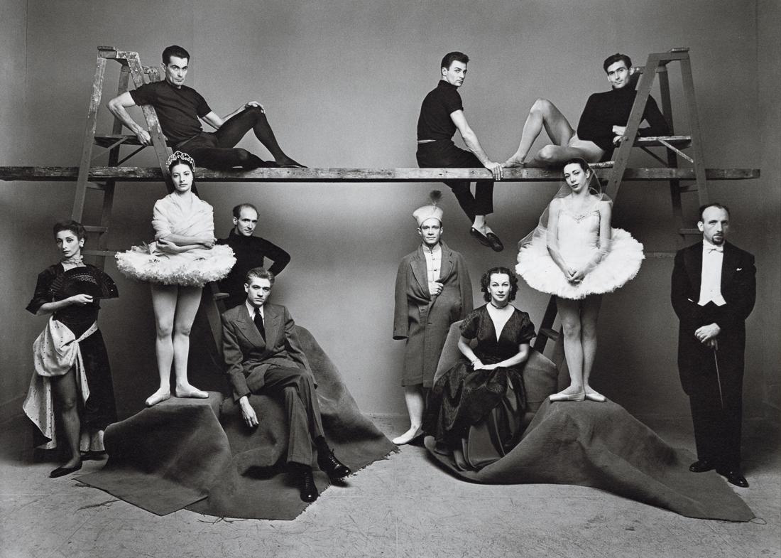 IRVING PENN - Ballet Theater, New York, 1947: Artist: Irving Penn Title: Ballet Theater, New York, 1947 Medium: Photo Litho, 1986, USA Dimensions: 8.8x6.3" Description: Heat Wax Mounted on 8.5x11" Conservation Board Artist Bio: Irving Penn (1917-