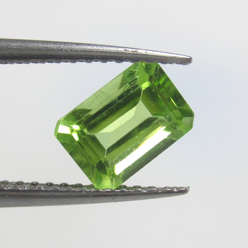 1.23 Ct Natural Pakistan Peridot Octagon Cut (1 of 2)