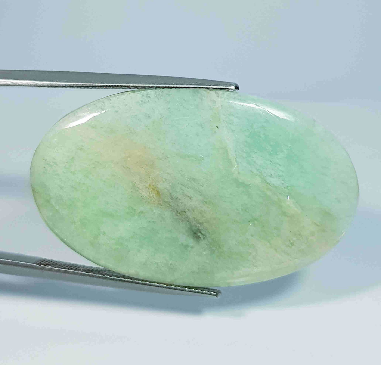 32.95 Ct Natural Amazonite Oval Cabochon (1 of 4)