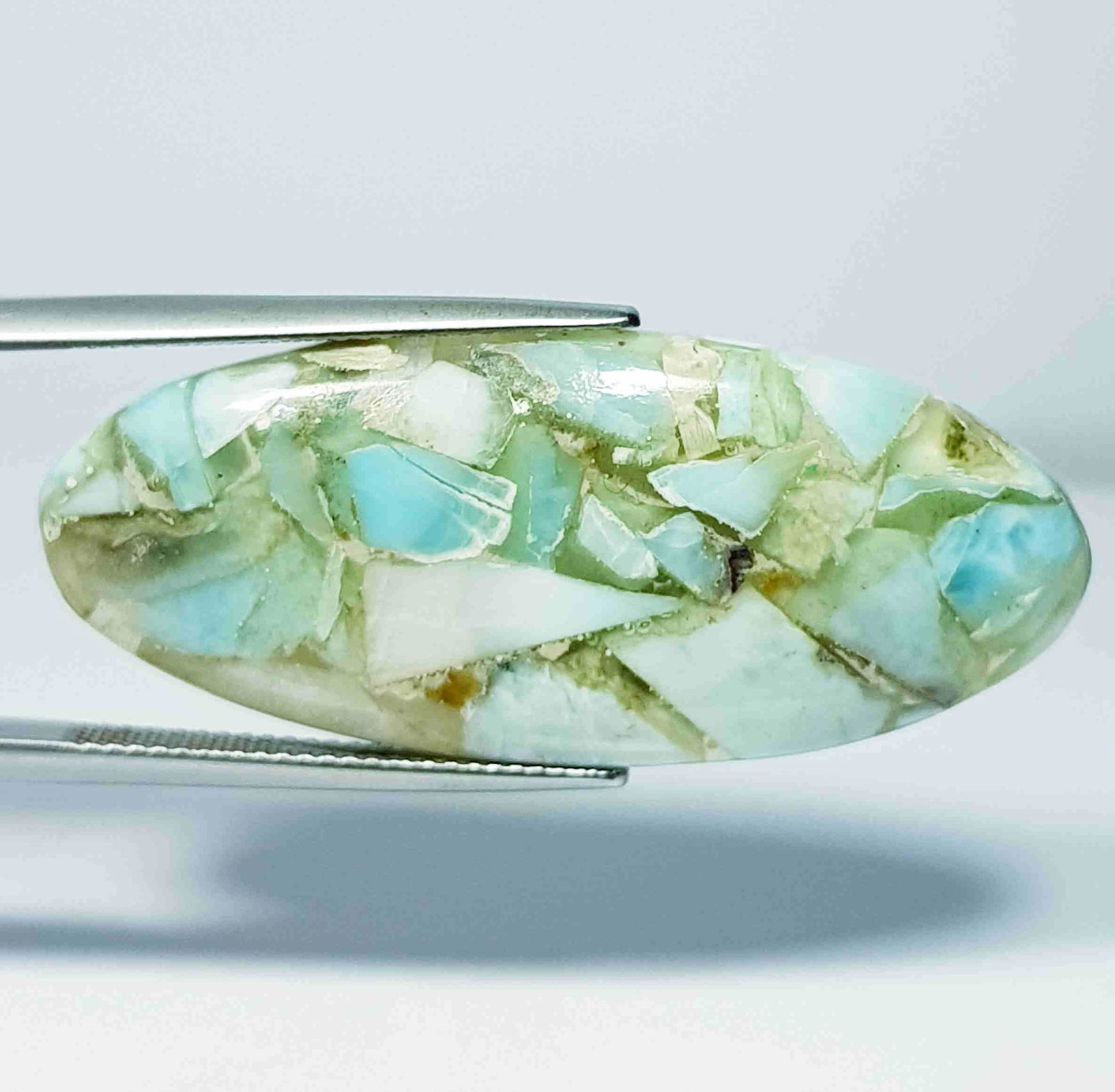 24.05 Ct Natural Copper Larimar (1 of 4)