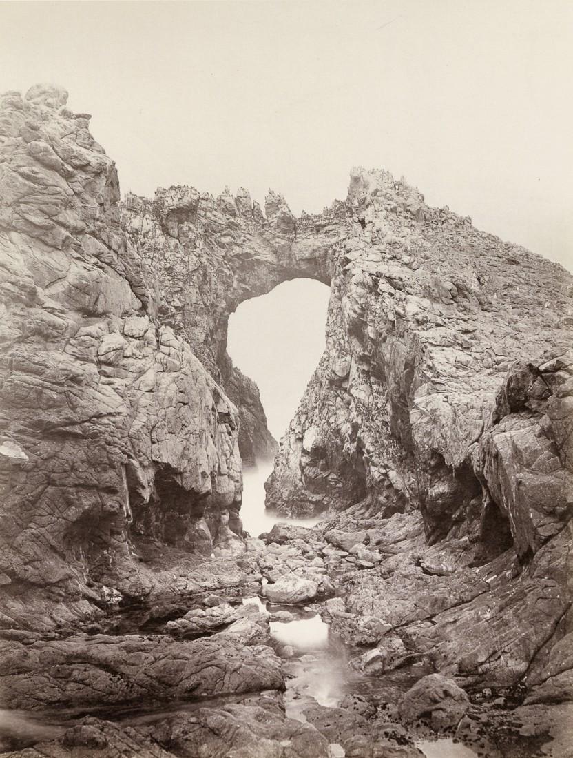 CARLETON WATKINS - Arch, West End Farallones, 1868 (1 of 1)