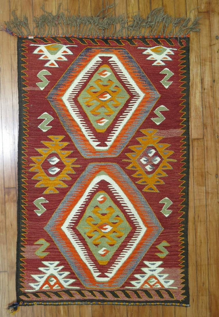 Small Tribal Turkish Kilim (1 of 4)