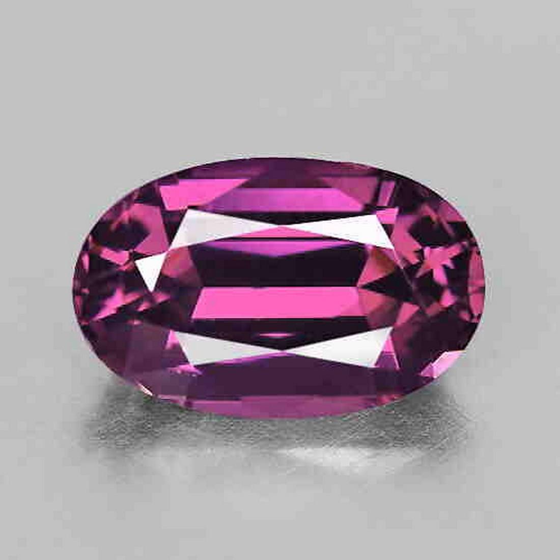 9x6 mm Oval {1.90 cts} Fire Raspberry Pink Rhodolite (1 of 2)