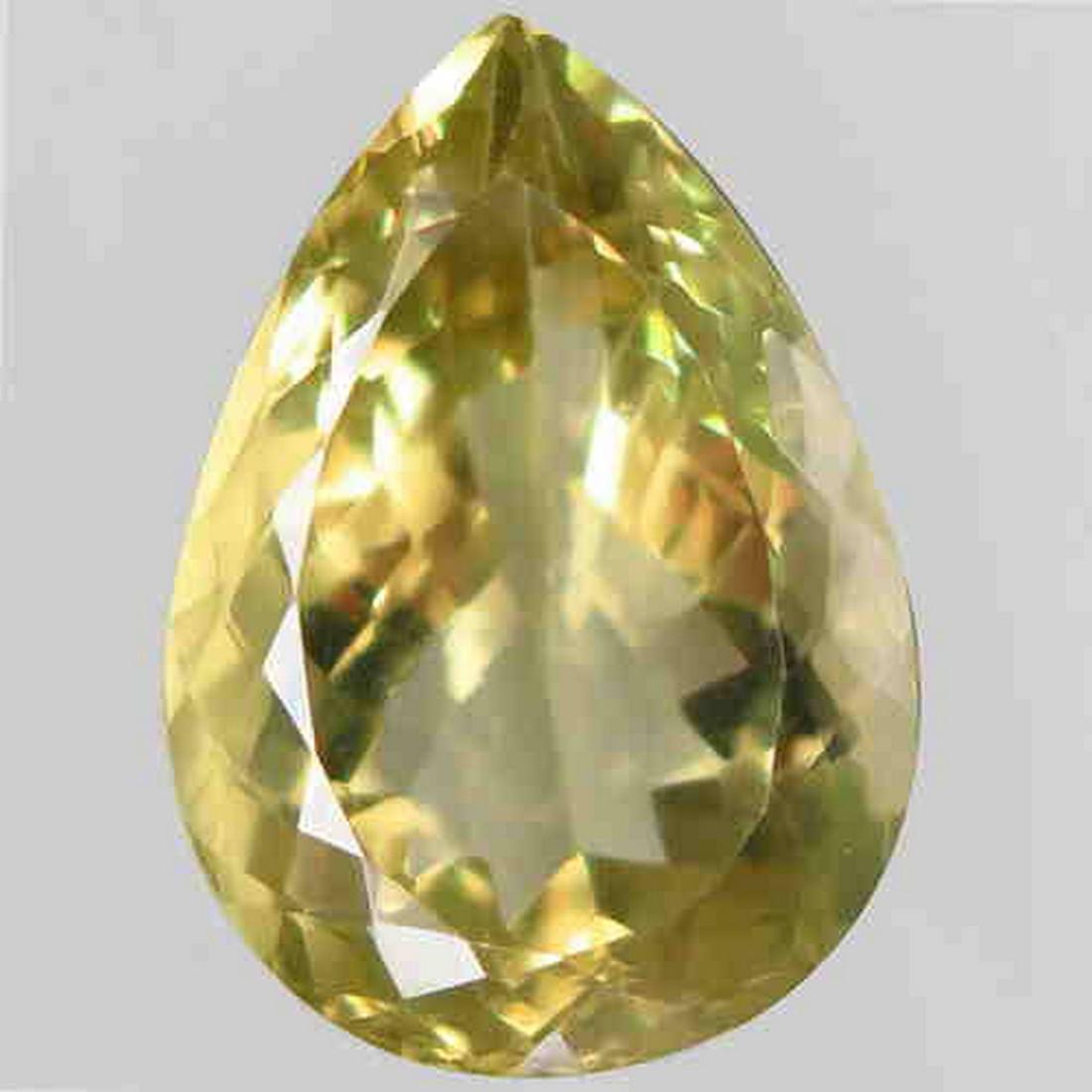Natural Top Lemon Quartz-11,93 ct 1,2: Title: Natural Top Lemon Quartz-11,93 ct 1,2 Color/Clarity: green yellow if Gemstones: Natural Top Lemon Quartz 11,93 ct Carat Weights: 11,93 ct Size/Dimensions: 19x13x9 Origin: brazil Reserve: $65.00