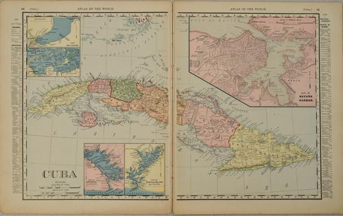 1898 Rand McNally Map of Cuba -- Cuba (1 of 1)
