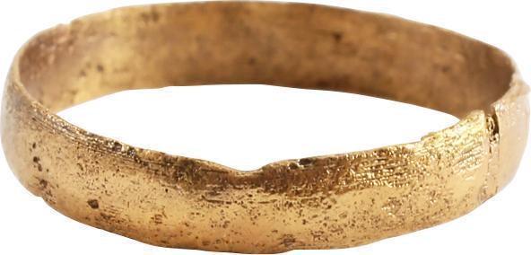 ANCIENT VIKING WEDDING RING SIZE 3 1/4 (1 of 3)