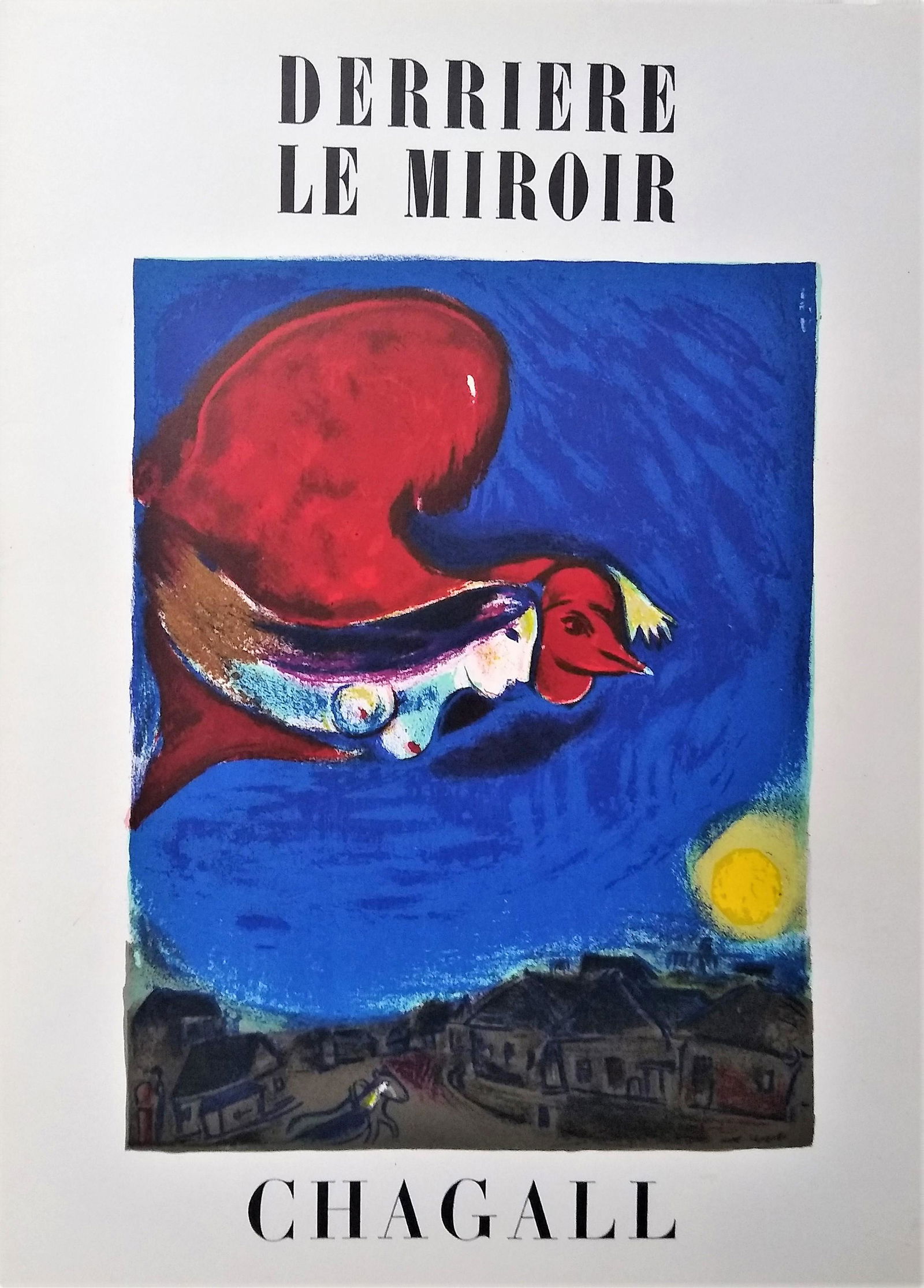 Marc Chagall (after): Femme-Oiseau: Title: Femme-Oiseau Artist: Marc Chagall (after) Date/Period: 1950 Dimension: 15" x 11" Material: paper Additional Information: Color lithograph, the cover for DLM #27-28. Printed by Meaght Editeur. S