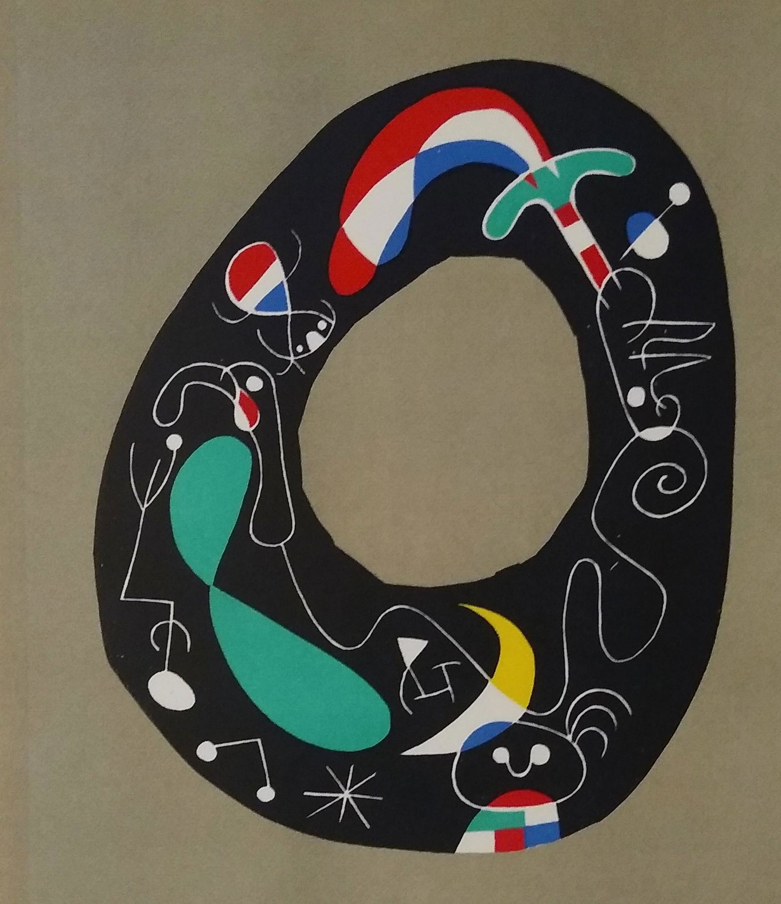 Joan Miro: Untitled (circle) (1 of 1)