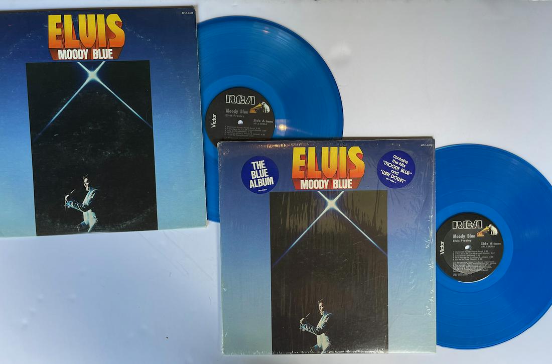 TWO COPIES OF Elvis – Moody Blue (1 of 1)