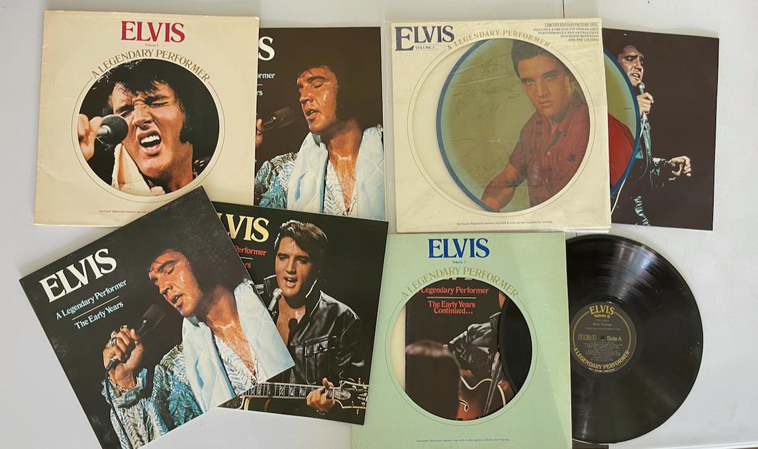 3 RECORD SET - ELVIS LEGENDARY PERFORMER (1 of 2)
