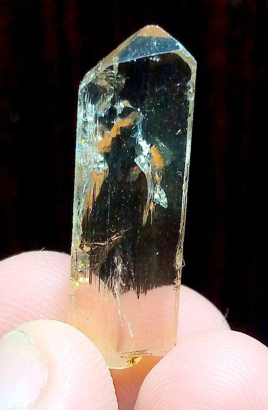 04 Grams Lovely Natural Color Topaz Crystal Specimen: 04 Grams Lovely Natural Color Topaz Crystal Specimen From Katlang Mardan pakistan SIZE 30*10*06 mm Reserve: $20.00 Shipping: Domestic: Flat-rate of $20.00 to anywhere within the contiguous U.S. Intern